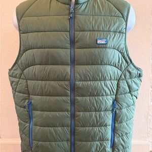Johnnie-O Hudson Quilted puffer 2-Way Zip Front Vest